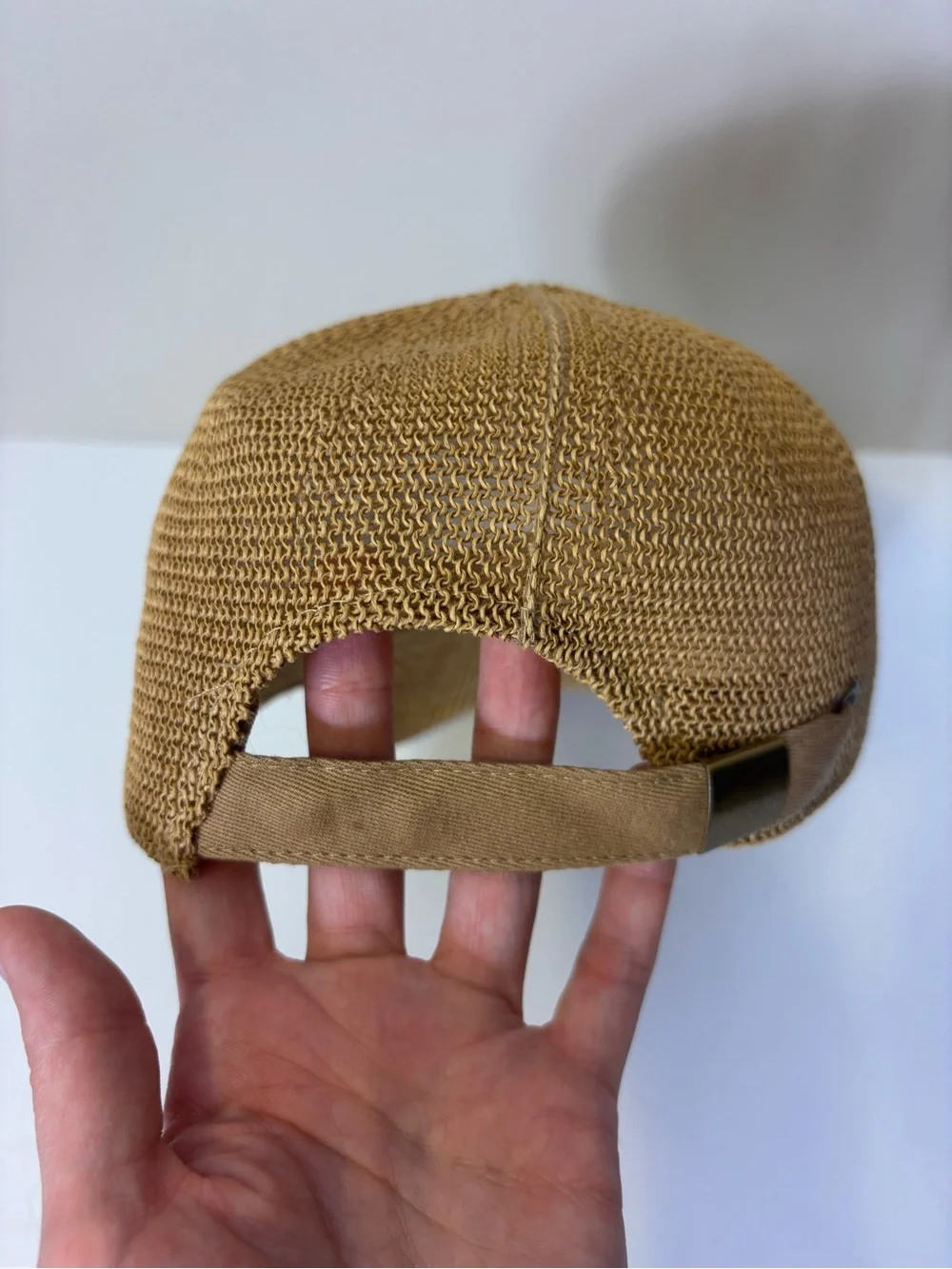 Wyeth by Todd Magill Tan Woven Straw Baseball Cap
